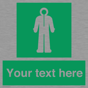 Custom sign safe condition Survival clothing